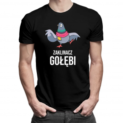 Zaklinacz gołębi - męska koszulka z nadrukiem