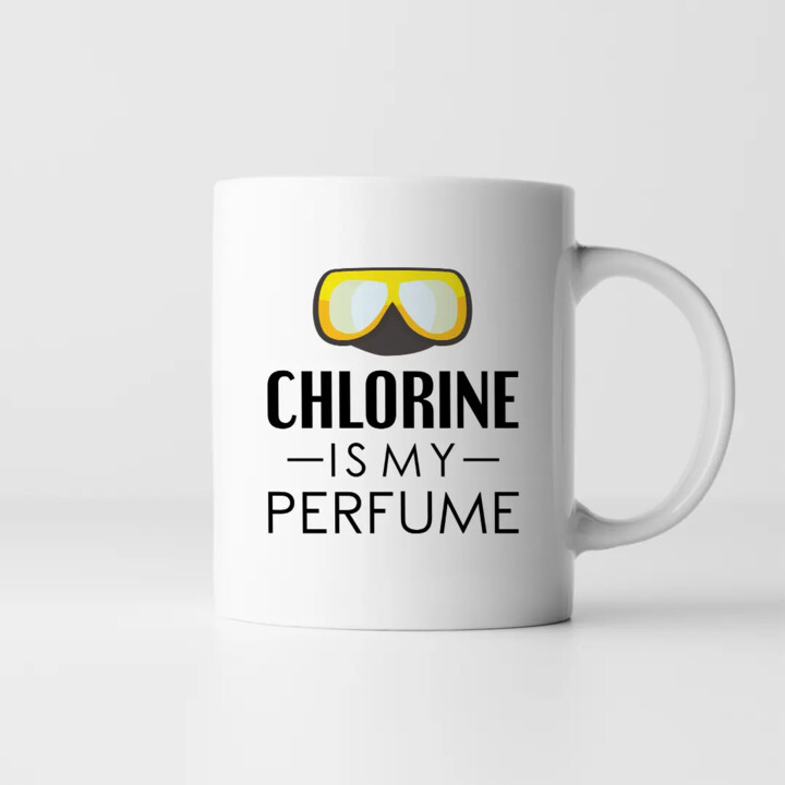 Chlorine is my perfume - kubek z nadrukiem