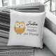 Mądra po mamie + imię - produkt personalizowany - poduszka z nadrukiem
