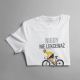 Nigdy nie lekceważ rowerzysty - męska koszulka z nadrukiem