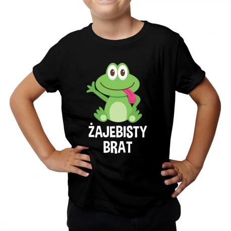 Żajebisty Brat - koszulka dziecięca z nadrukiem