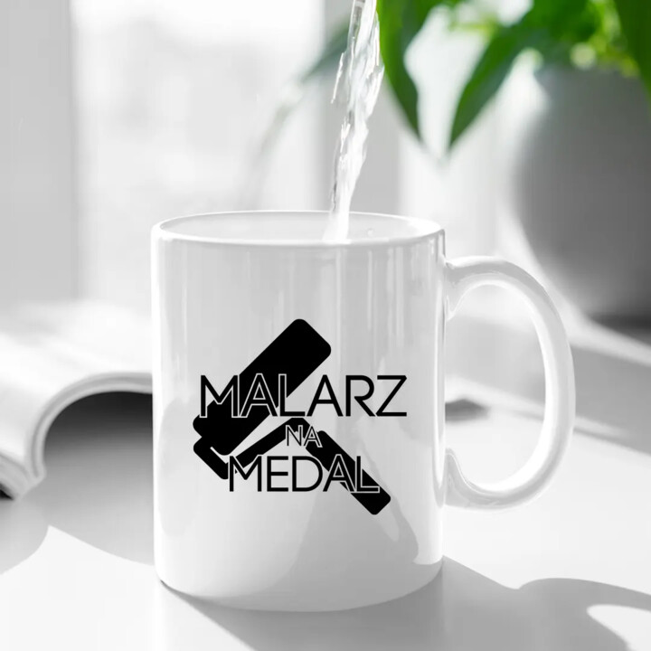 Malarz na medal - kubek z nadrukiem