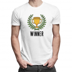 Winner - męska koszulka z nadrukiem