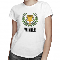 Winner - damska koszulka z nadrukiem