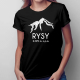 Rysy - damska koszulka z nadrukiem