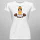 Twarda babka - damska koszulka z nadrukiem