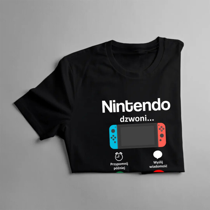 Nintendo dzwoni, muszę iść - damska z nadrukiem