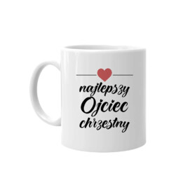 Najlepszy ojciec chrzestny - kubek z nadrukiem