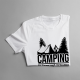 Camping - tańsze niż terapia - męska z nadrukiem