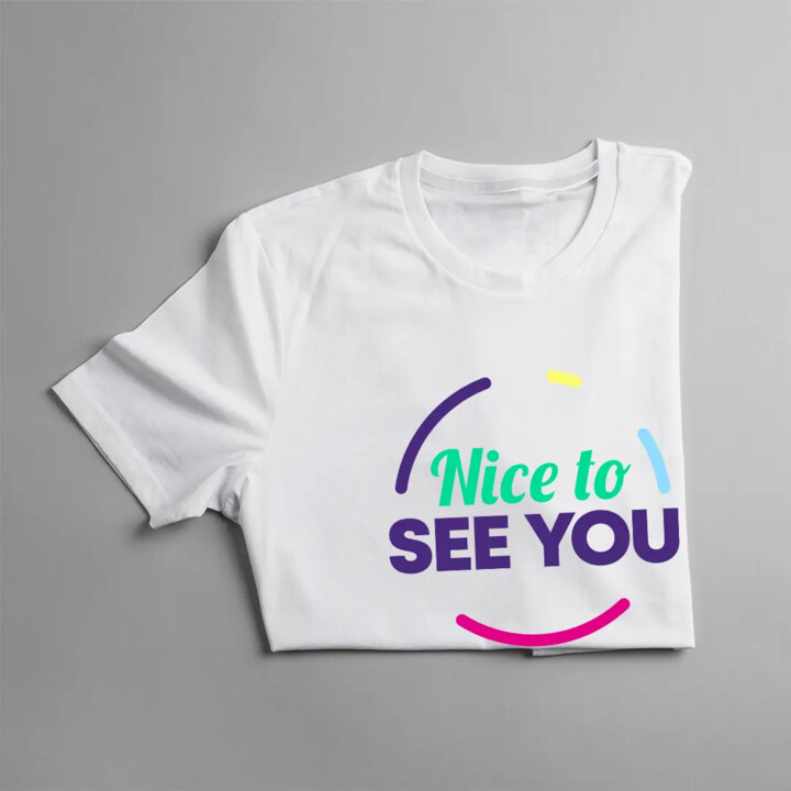 Nice to see you - damska koszulka na prezent