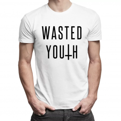 WYPRZEDAŻ Wasted Youth - męska koszulka z nadrukiem