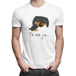 To nie ja... - męska koszulka na prezent dla miłośnika psów