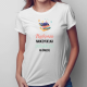 Najlepsza nauczycielka polskiego na świecie - damska koszulka na prezent dla nauczycielki