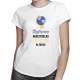 Najlepsza nauczycielka geografii na świecie - damska koszulka na prezent dla nauczycielki