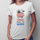 Cows make me happy - damska koszulka na prezent dla hodowcy krów