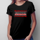 Montażystka - bez snu, bez hajsu, bez sensu - damska koszulka na prezent dla montażystki