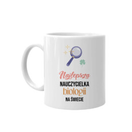 Najlepsza nauczycielka fizyki na świecie - kubek na prezent dla nauczycielki
