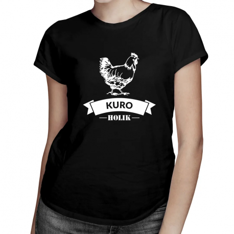 Kuroholik - damska koszulka na prezent
