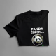 Panda dzwoni, muszę iść - damska koszulka na prezent dla pracownika zoo