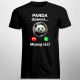 Panda dzwoni, muszę iść - męska koszulka na prezent dla pracownika zoo