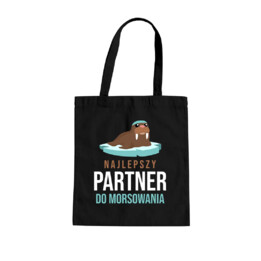 Najlepszy partner do morsowania - czarna torba na prezent