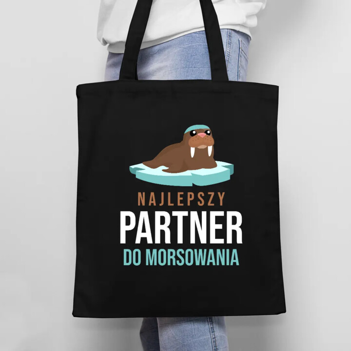 Najlepszy partner do morsowania - czarna torba na prezent