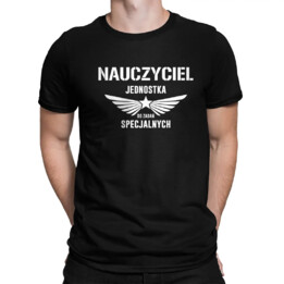 Nauczyciel jednostka do zadań specjalnych - męska koszulka na prezent dla nauczyciela