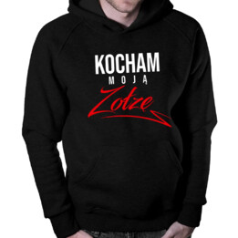 Kocham moją zołzę - męska bluza na prezent