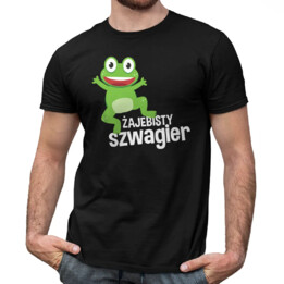 Żajebisty szwagier - męska koszulka na prezent dla szwagra