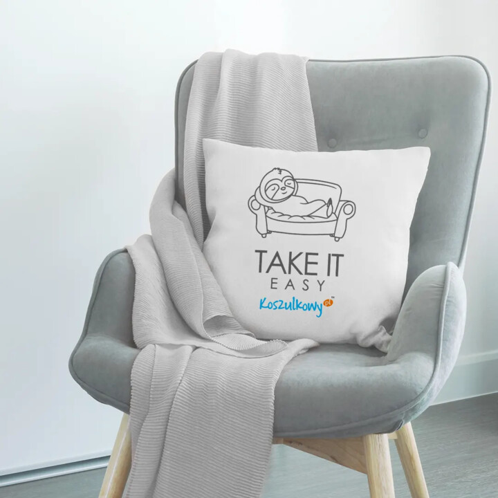 Take it easy - poduszka na prezent