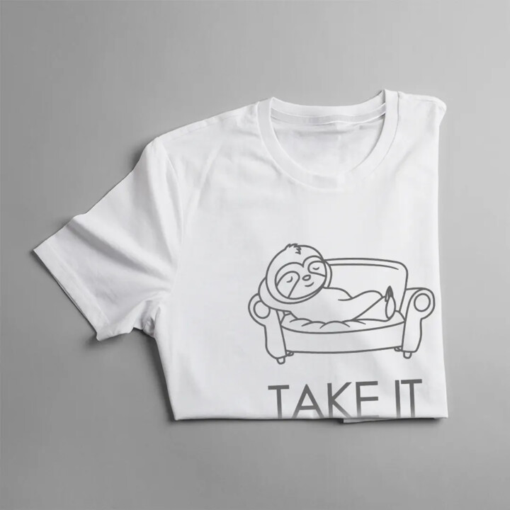 Take it easy - męska koszulka na prezent
