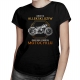 Zamiast na allekskluziw zabierz mnie w podróż na motocyklu - damska koszulka na prezent dla motocyklistki