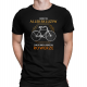 Zamiast na allekskluziw zabierz mnie w podróż na rowerze - męska koszulka na prezent dla rowerzysty