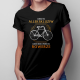 Zamiast na allekskluziw zabierz mnie w podróż na rowerze - damska koszulka na prezent dla rowerzystki