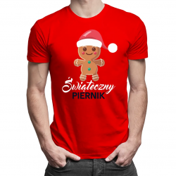 Świąteczny piernik Wersja 2 - męska koszulka na prezent
