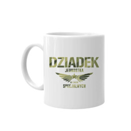 Dziadek Jednostka Do Zadań Specjalnych - kubek z nadrukiem na prezent
