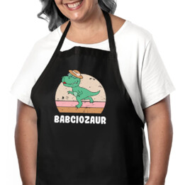 Babciozaur - fartuch na prezent dla babci