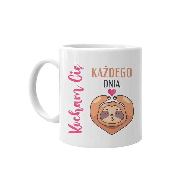 Kocham Cię każdego dnia - kubek na prezent