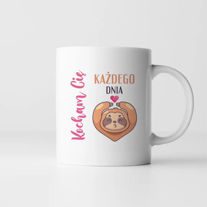 Kocham Cię każdego dnia - kubek na prezent