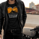 Wszystko co najlepsze zdarzyło się na motocyklu - męska koszulka na prezent dla motocyklisty