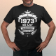 1973 Narodziny legendy 50 lat - męska koszulka na prezent