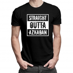 Straight Outta Azkaban - męska koszulka z nadrukiem