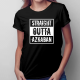 Straight Outta Azkaban - damska koszulka z nadrukiem