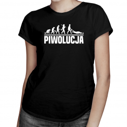 Piwolucja - damska koszulka na prezent