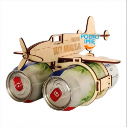 Produkt personalizowany - Piwolot taty (imię) - samolot na piwo z grawerem