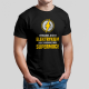 Spokojnie, jestem elektrykiem - zaraz uruchomię swoje supermoce - męska koszulka na prezent dla elektryka