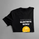 Certyfikat Elektryk Roku 2023 - męska koszulka na prezent dla elektryka