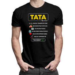 Tata Sp z o.o. - męska koszulka na prezent