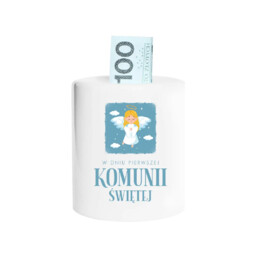 W dniu Pierwszej Komunii Świętej (dziewczynka) - skarbonka na prezent
