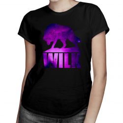 Wilk - damska koszulka na prezent